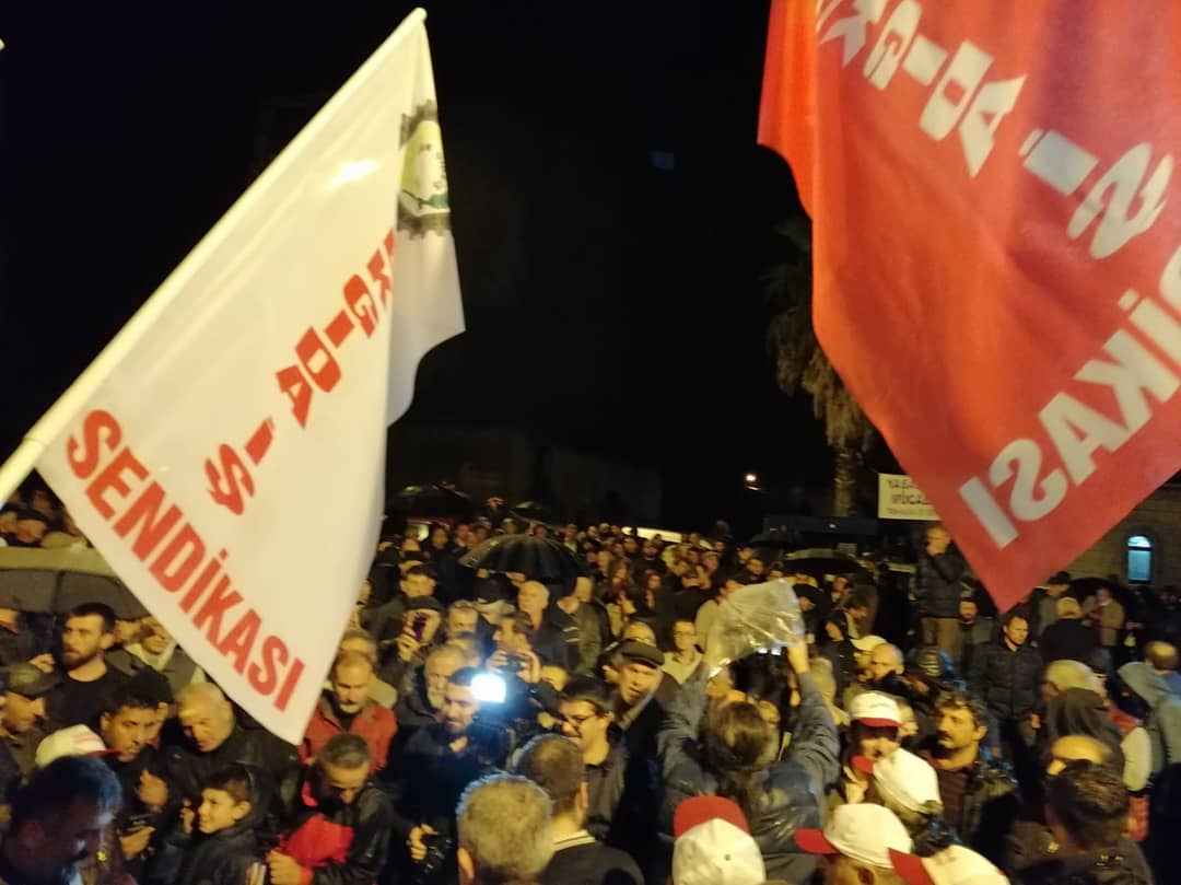 Dosan Arhavi Çay Fabrikasında eylem