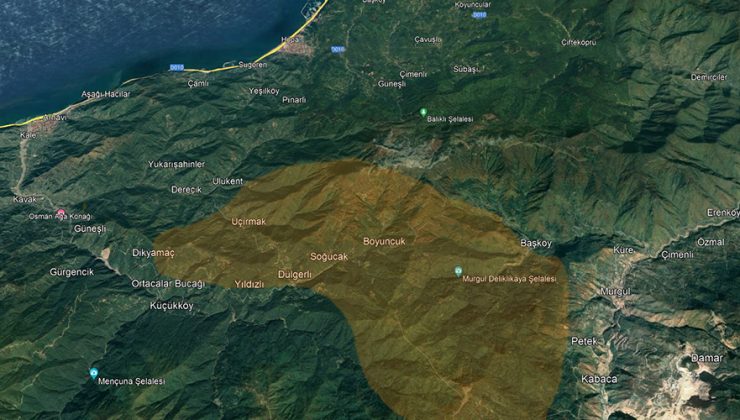 PİLARGET, DULGERLİ, DİKYAMAÇ, ÜÇIRMAK KÖYLERİ VE DİKME YAYLASINDA MADEN ARAMASI