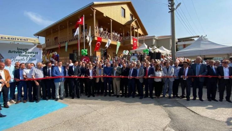 Bursa’da Şavşat kültür evi açıldı