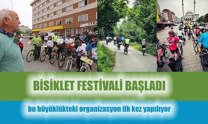 “DOĞU KARADENİZ BİSİKLET FESTİVALİ” ARHAVİ’DEN START ALDI..
